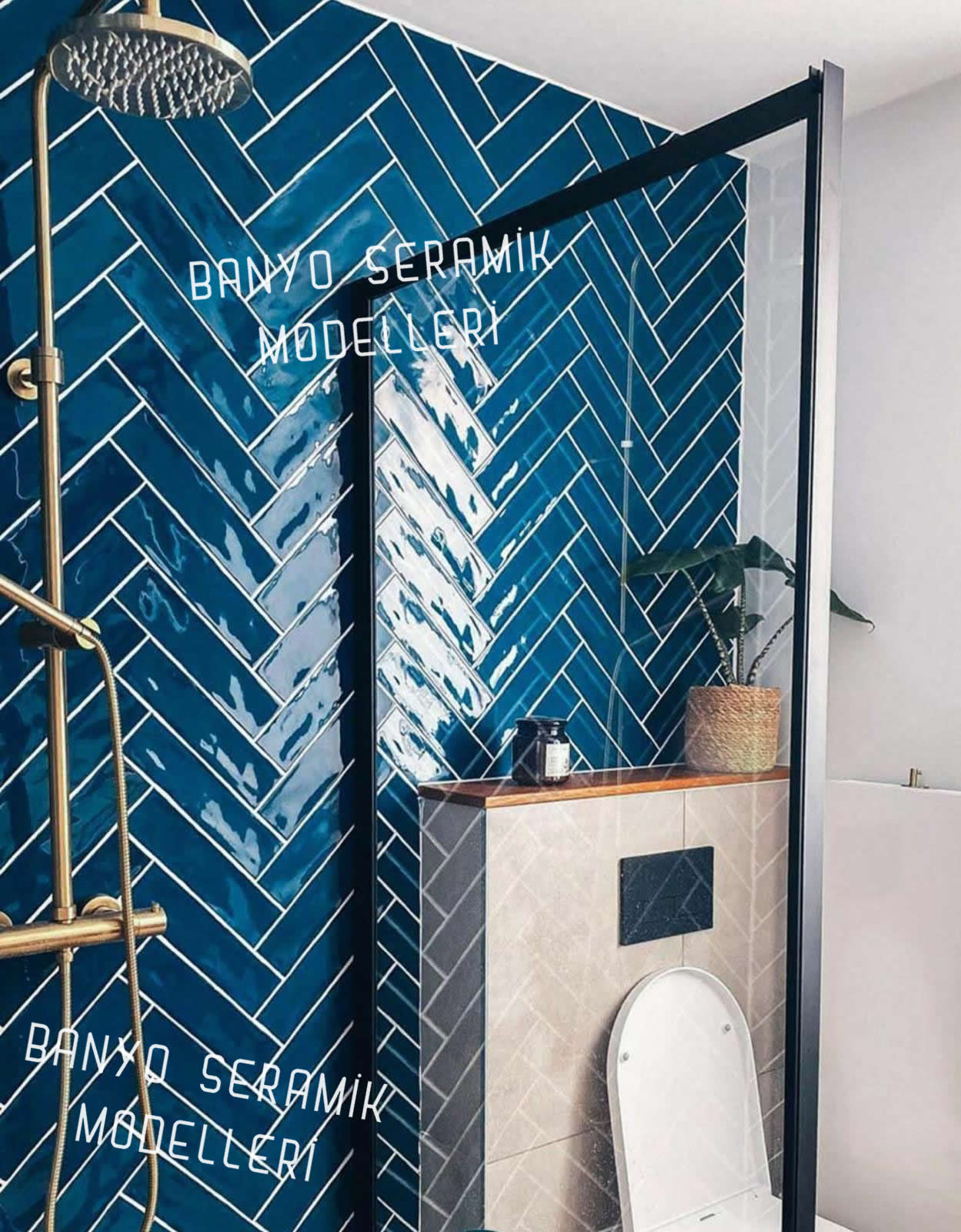 Banyo Seramik Modelleri-BSM-029, Yeşil Banyo Seramiği Balık Sırtı Dalgalı