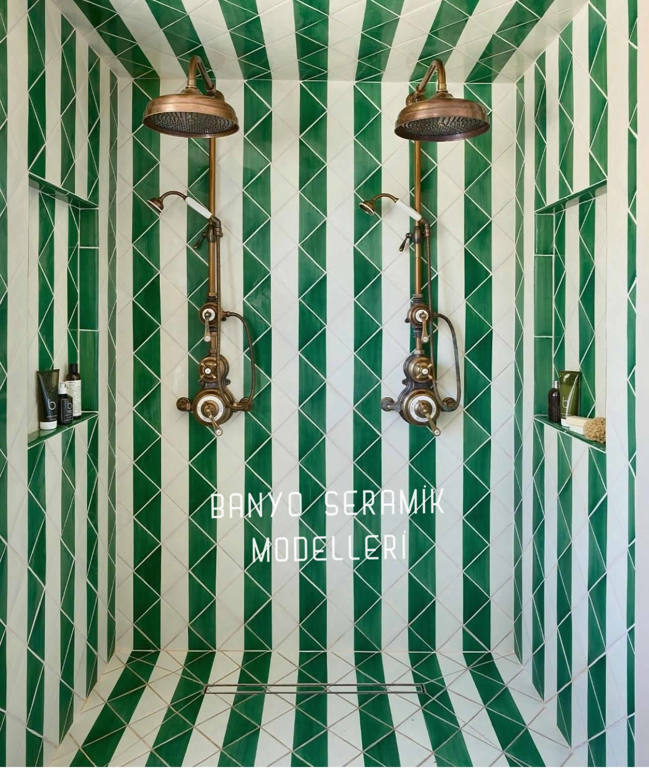 Banyo Seramik Modelleri-BSM-037, 10x10 Çini Desenli Banyo Fayansı